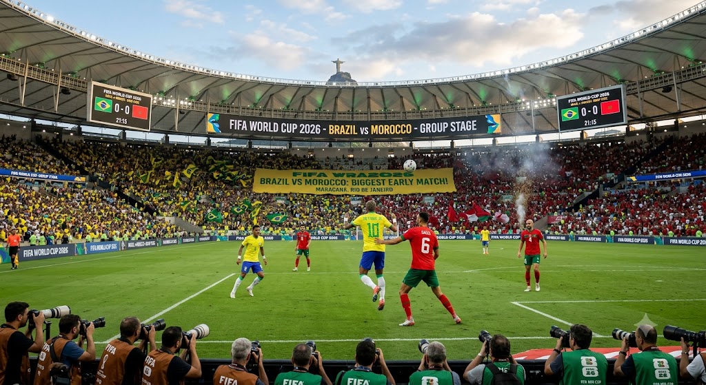 Brazil vs Morocco Among the Biggest Early Matches of the Tournament