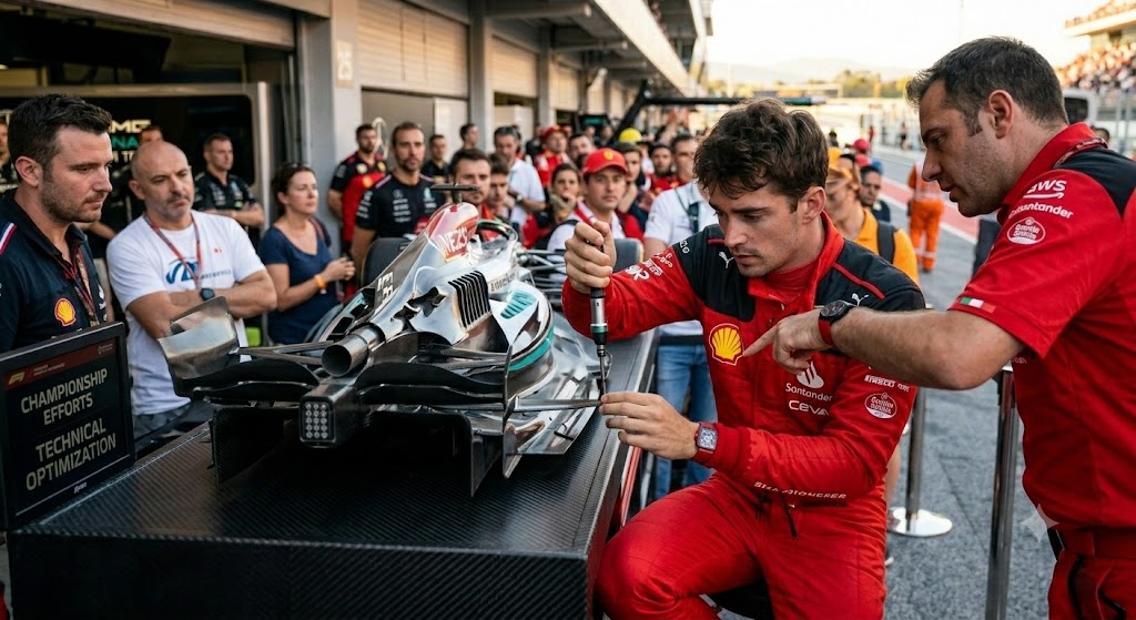 Charles Leclerc Makes Key Technical Changes Ahead of Barcelona Race Weekend