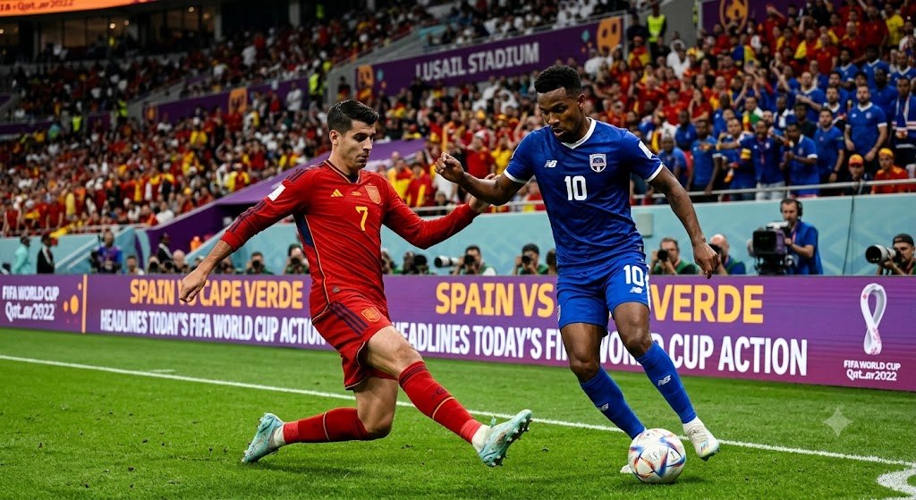 Spain vs Cape Verde Headlines Today's FIFA World Cup Action