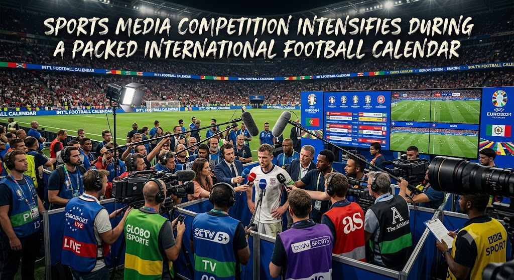 Sports Media Competition Intensifies During a Packed International Football Calendar