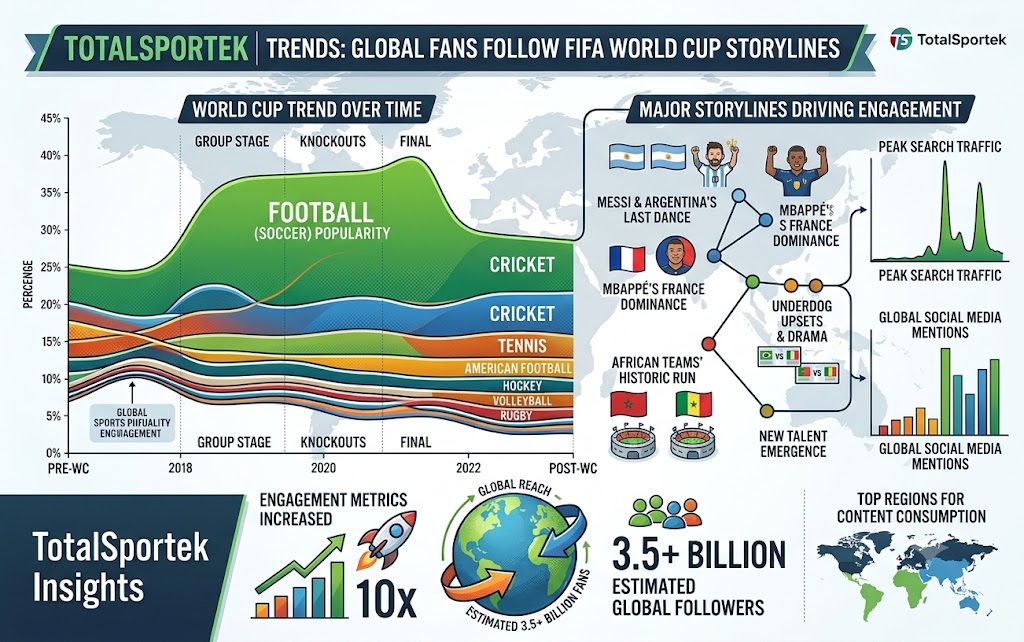 TotalSportek Trends Continue as Fans Follow FIFA World Cup Storylines