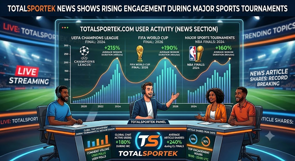 TotalSportek News Shows Rising Engagement During Major Sports Tournaments