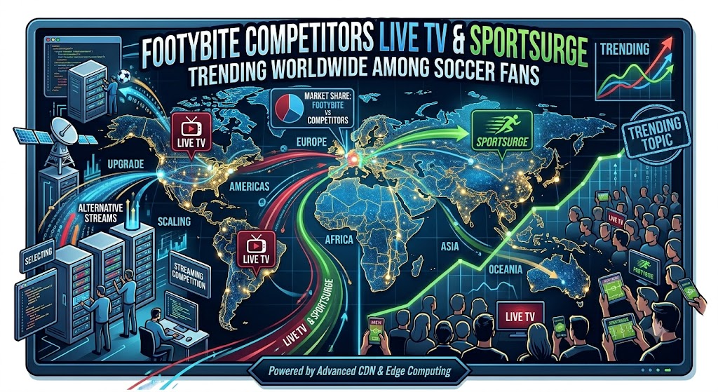Footybite Competitors Like LiveTV and SportSurge Trend Worldwide Among Soccer Fans