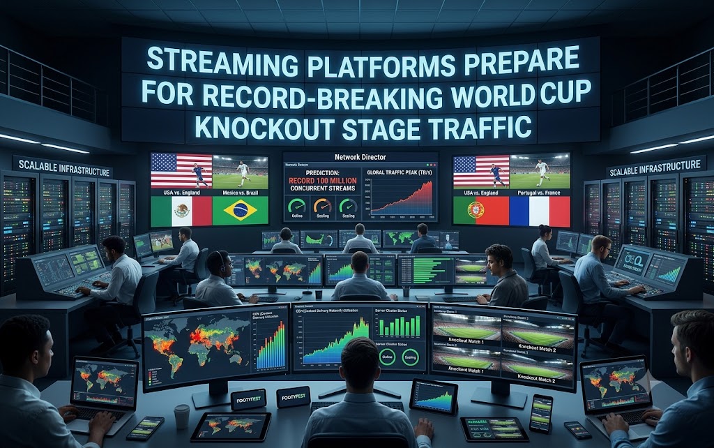 Streaming Platforms Prepare for Record-Breaking World Cup Knockout Stage Traffic