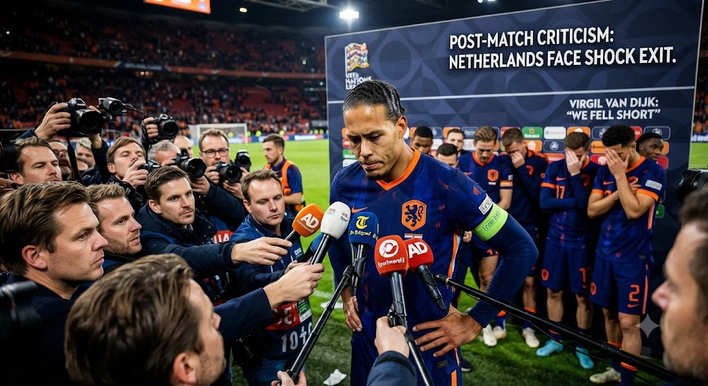 Virgil van Dijk and Netherlands Players Face Heavy Criticism After Shock Exit