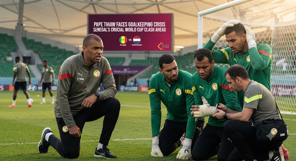 Pape Thiaw Faces Goalkeeping Crisis Ahead of Senegal’s Crucial World Cup Clash