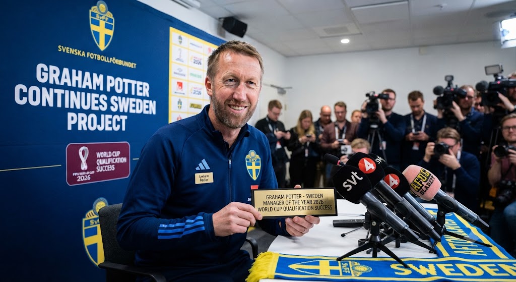 Graham Potter Continues Sweden Project After Successful World Cup Qualification Campaign