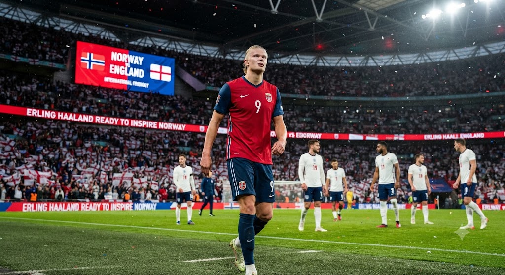 Erling Haaland Ready to Inspire Norway Against England