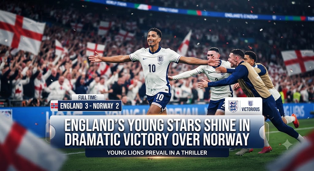 England's Young Stars Shine in Dramatic Victory Over Norway