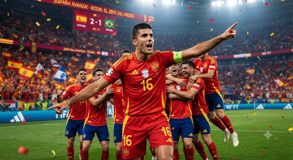 Rodri Becomes Spain's Midfield Leader During World Cup Run