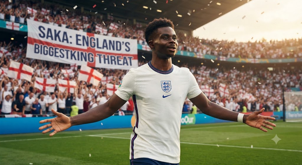 Bukayo Saka Becomes England's Biggest Attacking Threat