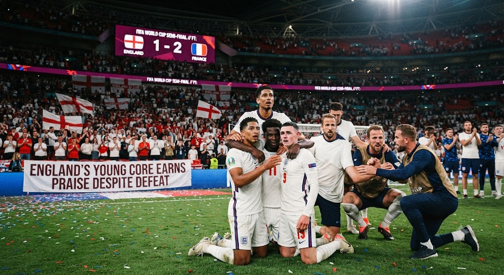 England's Young Core Earns Praise Despite Semi-Final Exit