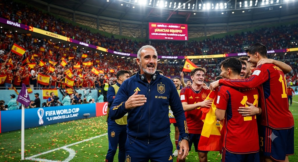 Luis de la Fuente Credits Team Unity for Spain's World Cup Run