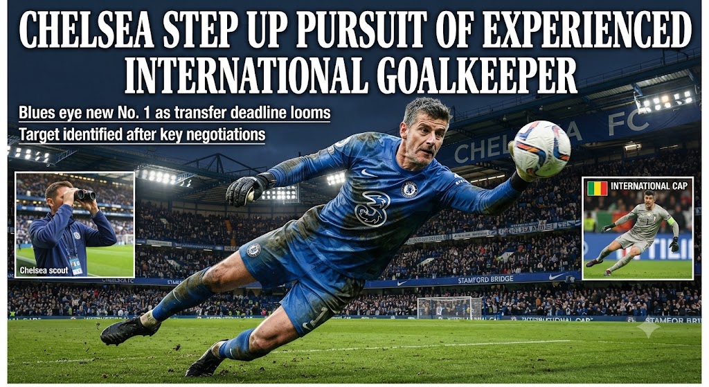 Chelsea Step Up Pursuit of Experienced International Goalkeeper