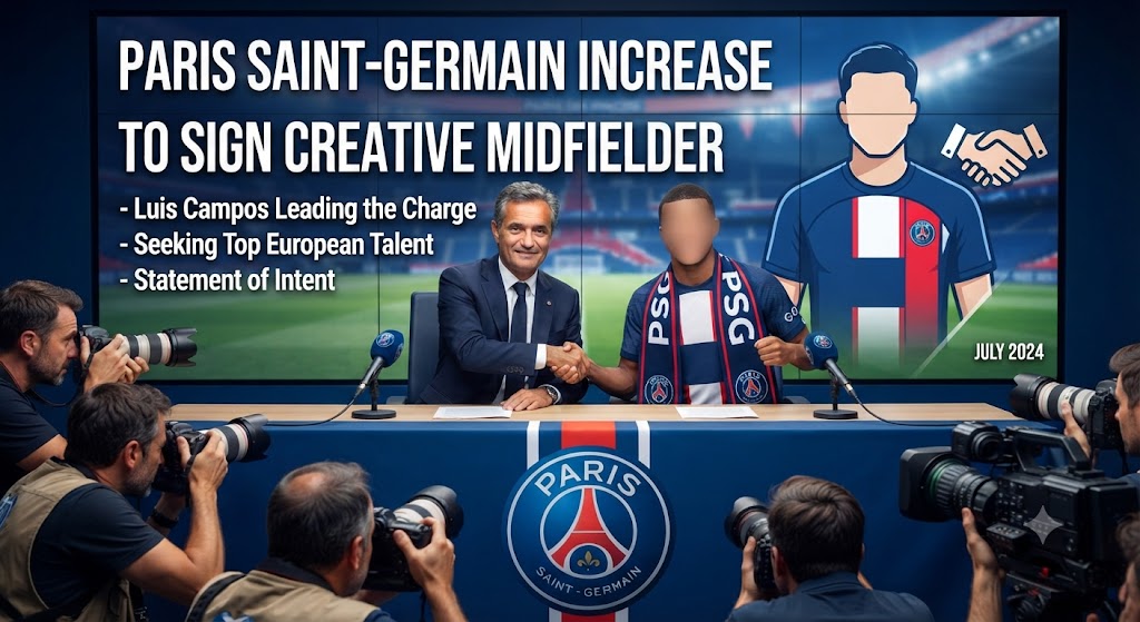 Paris Saint-Germain Increase Efforts to Sign Creative Midfielder