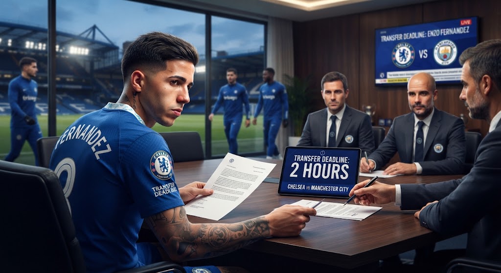 Enzo Fernandez Transfer Drama: Chelsea Set Manchester City a Fresh Deadline