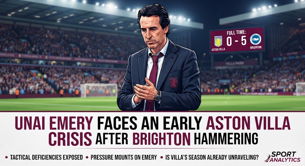 Unai Emery Faces an Early Aston Villa Crisis After Brighton Hammering