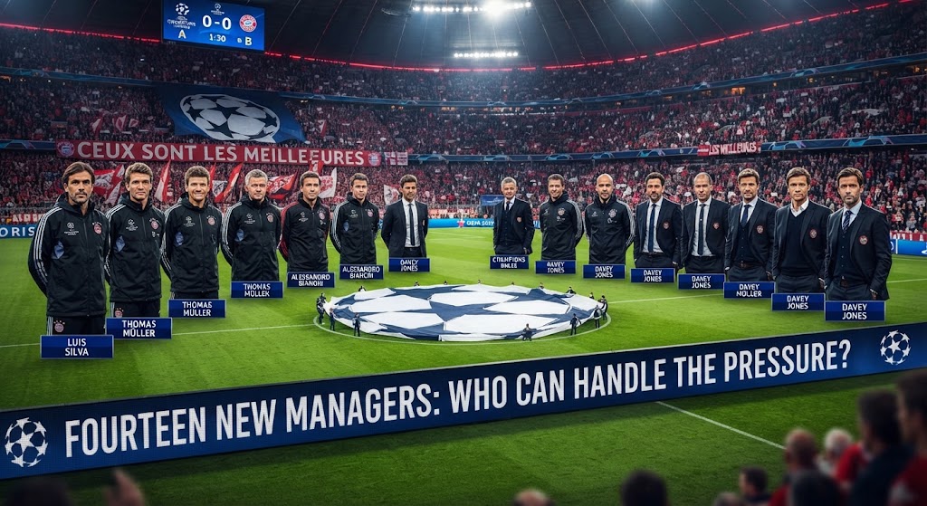 Fourteen New Champions League Managers: Who Can Handle the Pressure?