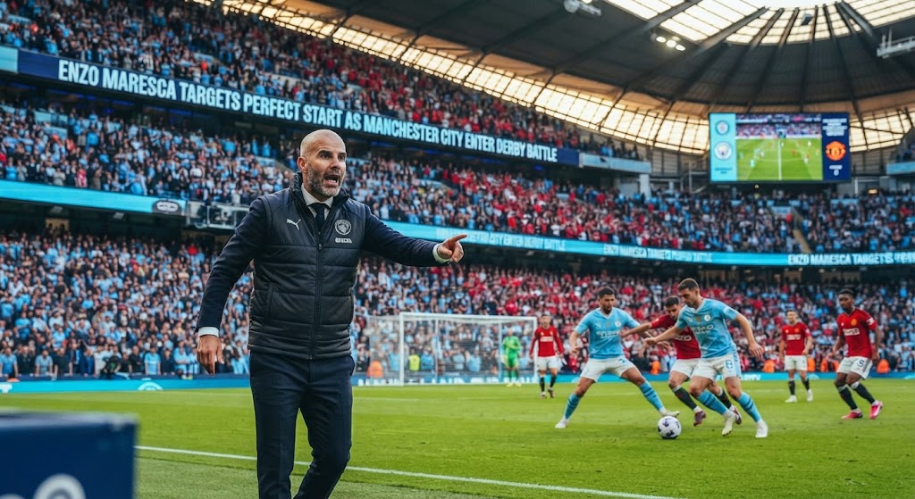 Enzo Maresca Targets Perfect Start as Manchester City Enter Derby Battle